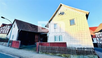 (R)eserviert!Sanierungsbedürftiges Einfamilienhaus + große Scheune 37318 Rustenfelde, Einfamilienhaus